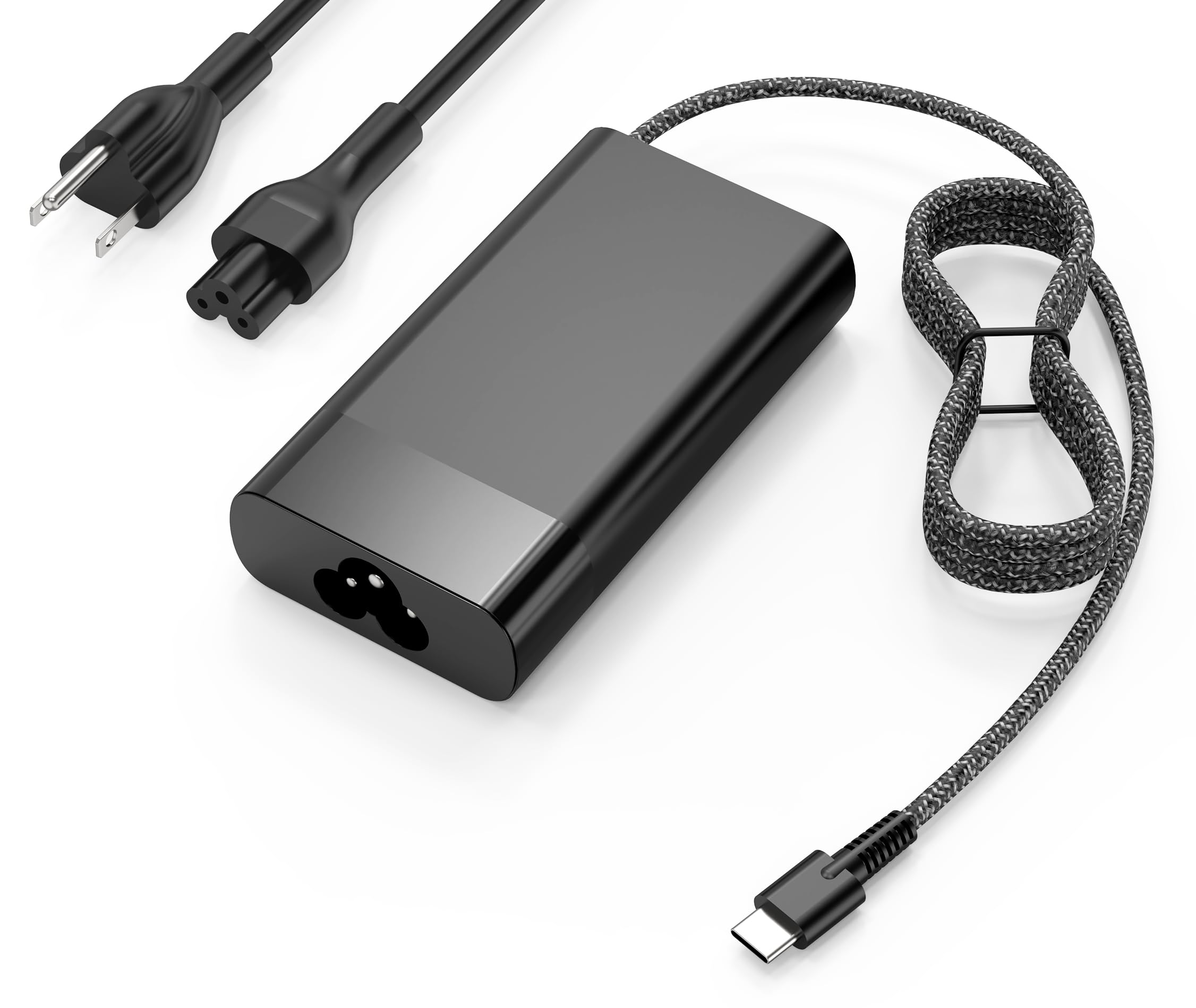 QIOUZW 90W 65W USB C Laptop Charger Power Adapter Replacement for HP Spectre x360, EliteBook 1040 G4,Chromebook Fast Charging Type C Travel Laptop Power Cord Supply