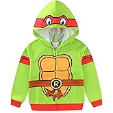 Nickelodeon Teenage Mutant Ninja Turtles TMNT Leonardo Boys Full Zip Up Hoodie for Toddler and Big Kids