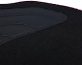 Sakura Pastel Black Carpet Floor Mats Pink Trim Full Set 4 Universal Fit view 5