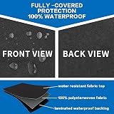 onlyfire 76cm Round Fire Pit Cover, Waterproof, Drawstring Closure view 4