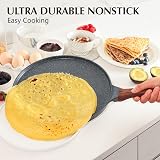 SENSARTE Non Stick Crepe Pan 26cm Induction Compatible Dosa Pan view 3