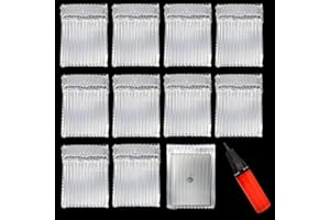 12 Pack Inflatable Laptop Protective Sleeves with Manual Pump, 360° Air Column Bubble Wrap for Shipping & Travel, Fits Up to 