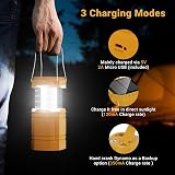 ROCAM LED Solar Camping Light 3000mAh Rechargeable Lantern Hand Crank view 4