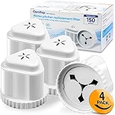 4Pack Replacement Filter for EPIC Water Filter Pitcher, Water Filter Pitcher Compatible with Aquagear Seychelle, BPA Free. Removes Fluoride, Chlorine, Lead, Odors