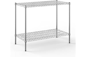 Regal Altair 21" Deep x 42" Wide x 34" Height Wire Shelving Kit | 2-Tier | NSF Commercial Storage Rack Unit
