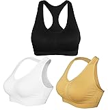 AKAMC Women's Removable Padded Sports Bras Medium