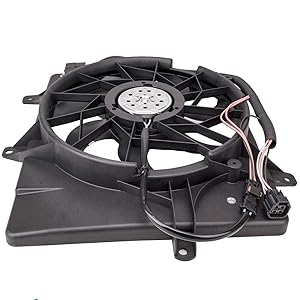 TOPAZ 5179470AA Radiator Cooling Fan Assembly for Chrysler 06-10 PT Cruiser