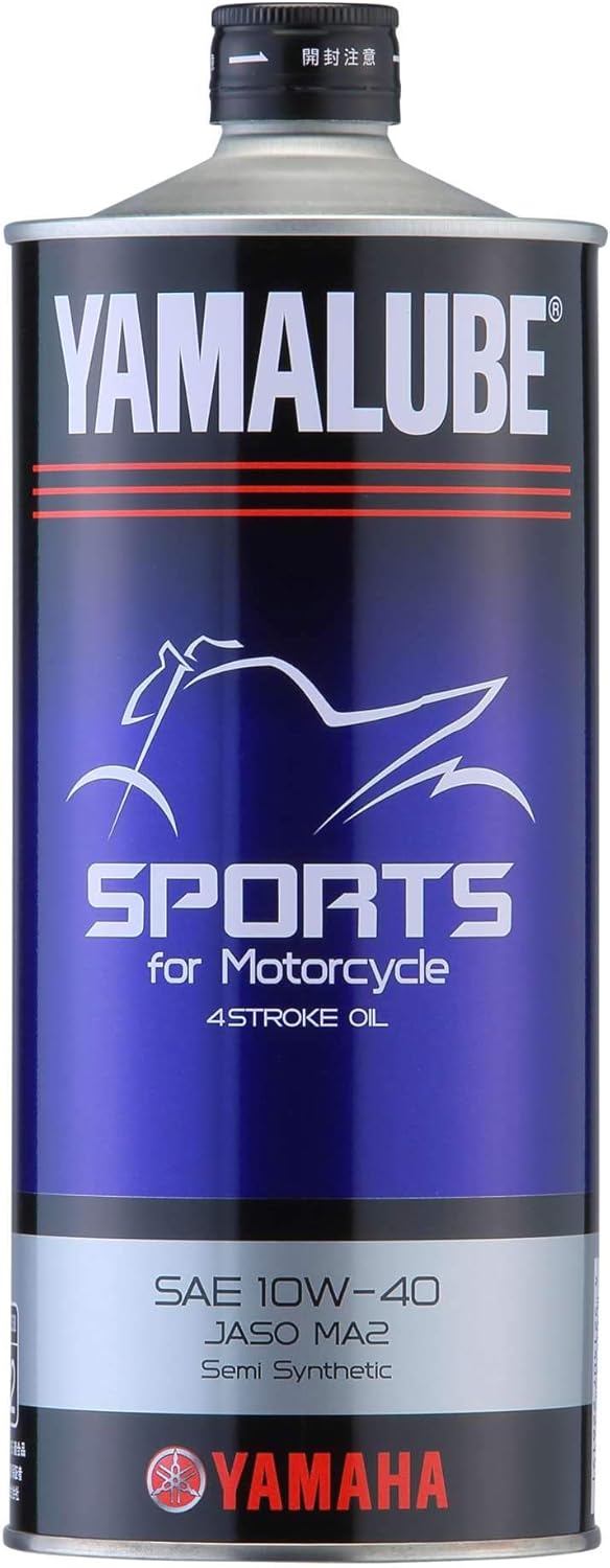 Amazon ヤマハ(YAMAHA) 二輪車用エンジンオイル ヤマルーブ スポーツ オイル MA2 10W40 4サイクル用 1L