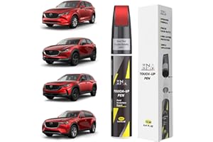 XNA Soul Red Crystal Metallic(46V) for Mazda Touch Up Paint, Car Scratch Remover for Nicks and Chips Repair, 2-In-1 Quick & Easy Fix Car Scratch Repair Kit with Exact Color-Matched
