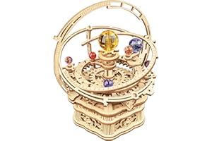 RoWood Music Box 3D Puzzles for Adults, DIY Wooden Mechanical Building Model Kits, Gift for Teens Kids on Children's Day/Birthday/Christmas - Starry Night