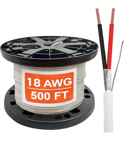 22 Gauge Wire (22 AWG) – 4 Conductor Stranded Copper Shielded