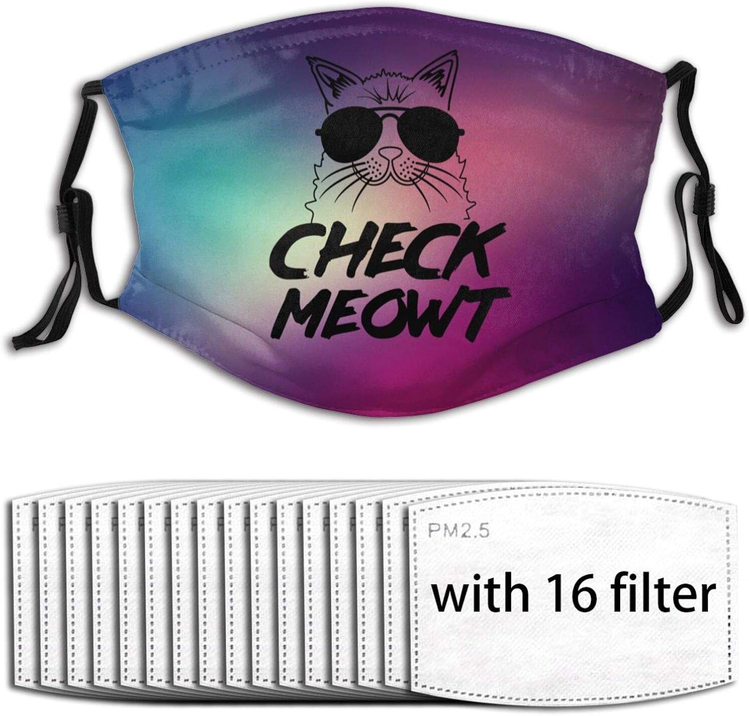 Check Meowt Christmas Face Mask Protecting Mask Men's