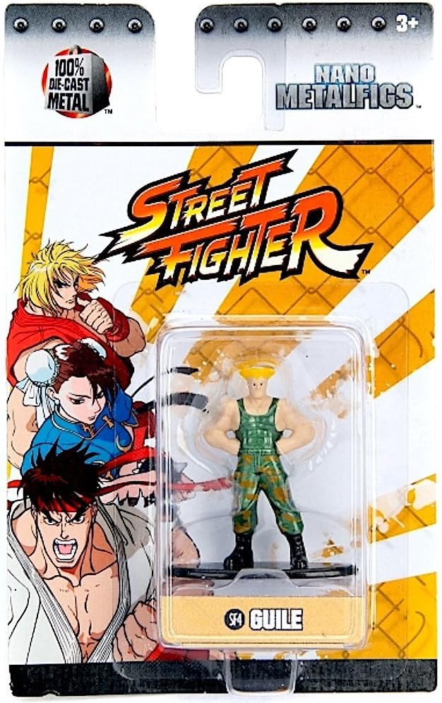 Street Fighter Guile (SF4) 1.5 Inch Diecast Nano Metal Figure by Jada