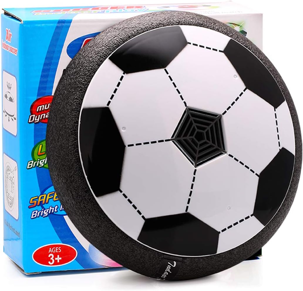 IROO Hover Soccer Toys, Air Power Ball, Kids Toys Indoor Floating with LED Lights and Upgraded Foam Bumper, Perfect for 3 4 5 6 7 8 Years Old Boy, Xmas, Birthday, Christmas, Xmas: Toys & Games