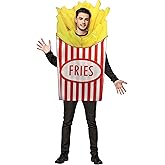 Rasta Imposta French Fries Halloween Costume, Adult Unisex, One Size Fits Most