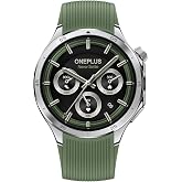 OnePlus Watch 3 Emerald Titantium, 32GB, 120-Hour Battery, Health & Fitness Tracking, Sapphire Crystal Design, Titanium Bezel