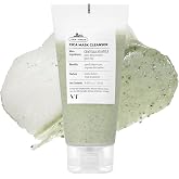VT COSMETICS CICA Mask Cleanser, 2-in-1 Facial Wash, 4.05 fl. oz | Non-Drying Clay Mask, Gentle Pore Care, Exfoliating, Hydrating, Centella Asiatica for Acne-Prone &amp; Sensitive Skin
