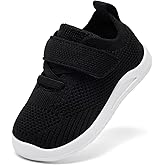 MORENDL Toddler Sneakers Baby Non-Slip Lightweight Breathable Barefoot Shoes Infant Tennis Walking Shoes