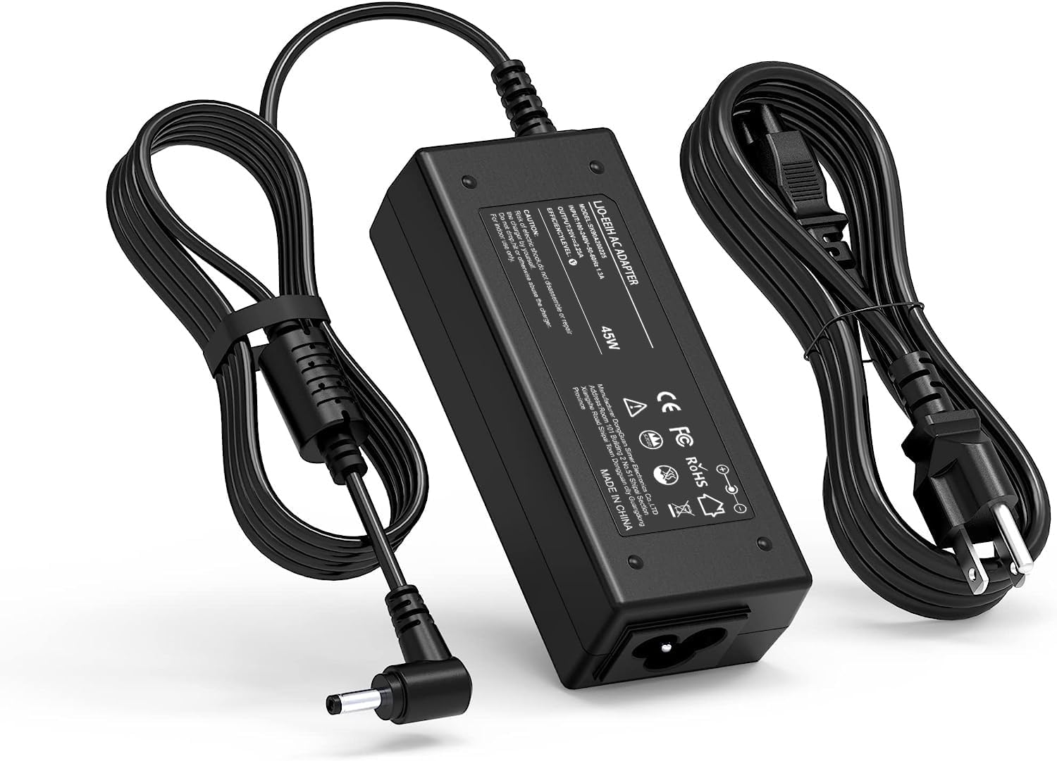 Photo 1 of 45W 20V 2.25A Laptop Charger Compatible with Lenovo Ideapad 100 110 110s 120s 310 320 320s 330 330s 510 510s 710s; Yoga 710 11 14 15; Flex 4 5 6 4-1470, 4-1570, 4-1580 Power Adapter