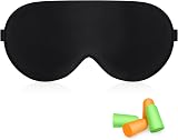 Gritin Silk Sleep Mask with Adjustable Strap and Ear Plugs view 1