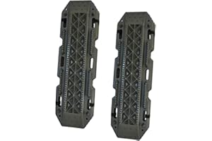 MAXSA INNOVATIONS Maxsa 20333-OD Heavy-Duty Escaper Buddy Traction Mats for Off-Road Mud, Sand, & Snow Vehicle Extraction, Bendable, Unbreakable, Olive Drab, 2 Pack