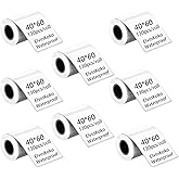 8Rolls M110 Thermal Labels for M221/M220/M120/M200 Label Papers Waterproof Sticker P50 Label Maker 40x60mm
