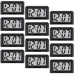 Frienda 12 Pieces Mini Digital Clock Small Digital