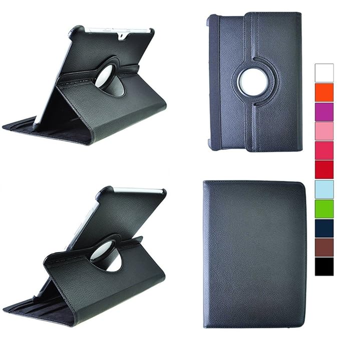 COOVY® Cover für Samsung Galaxy TAB 10.1 N GT-P7500 GT-P7501 GT-P7510 GT-P7511, TAB 2 10.1 GT-P5100 GT-P5110 ROTATION 360° SM
