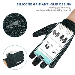 Achiou Winter Gloves, Glove for Men Women, Upgraded