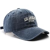Los Angeles Hat Vintage Cotton Baseball Cap Unisex Dad Hat Sun Hat for Men and Women