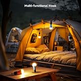 Lepro Rechargeable Camping Lights 7 White & RGB Modes 10 Hrs Battery view 4