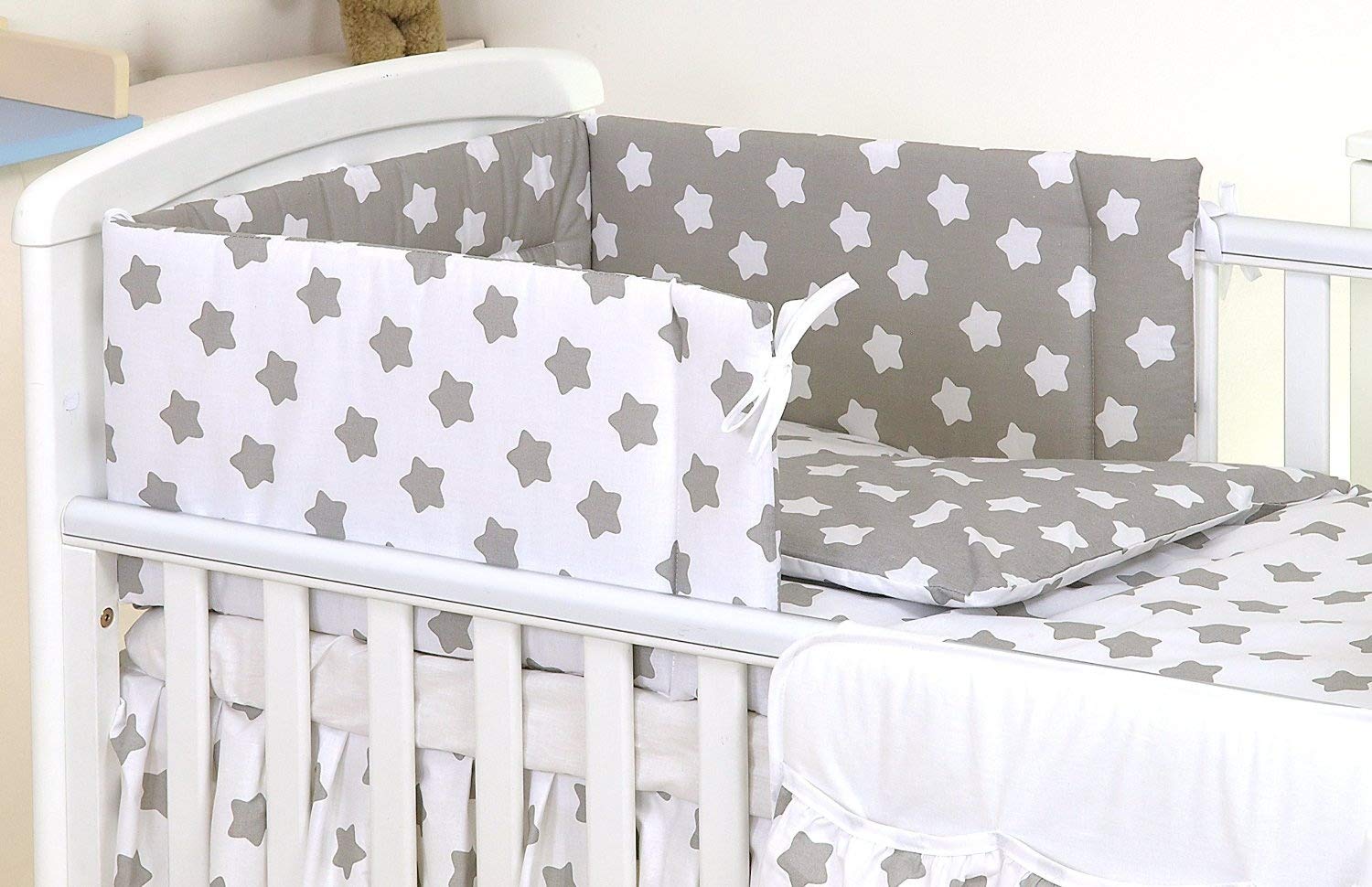 cot bed pillow size