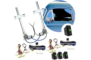AutoLoc Power Accessories 9849 Flat Power Window Kit with 3 Switches