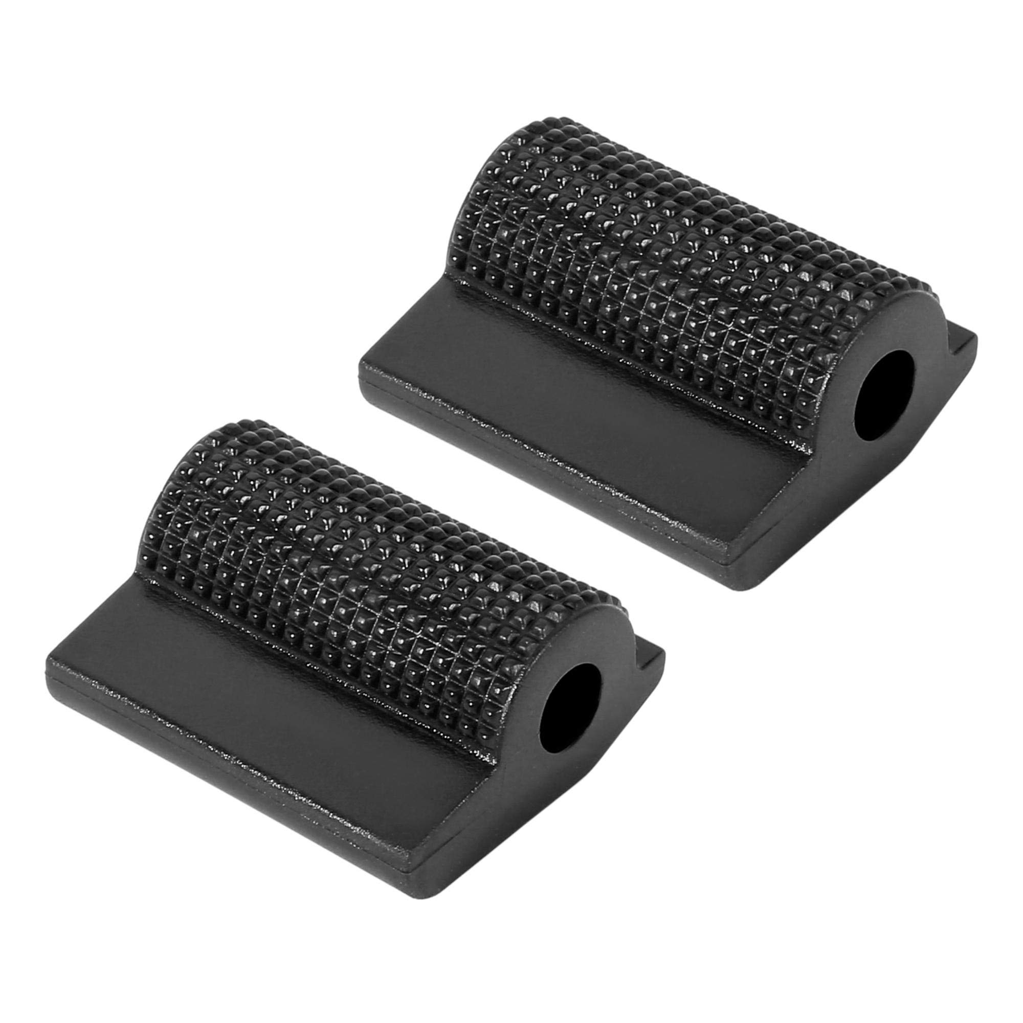 F FIERCE CYCLE 2pcs Universal Black Gear Shift Shifter Case Boot Protector Cover Rubber Pad Anti Slip for Motorcycle
