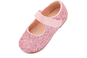 Nedaan Toddler Flower Girl Dress Shoes Mary Janes Flat