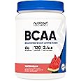 Nutricost BCAA Powder 2:1:1 (Watermelon, 120 Servings) - Gluten Free, Non-GMO, Vegetarian