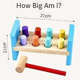 Jaques of London Wooden Hammer Toy Bench for Toddlers 1 2 3 Years view 2