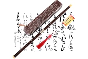 Professional Flute Dizi,NICOSHINE Chinese Instrument Aged Rosewood Dizi D key