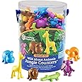 Learning Resources Wild About Animals Jungle Counters, Counting & Sorting Toy, 72 Pieces, Ages 3+