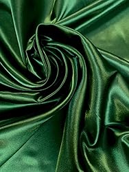 60" Hunter Charmeuse Satin Fabric by The Yard for