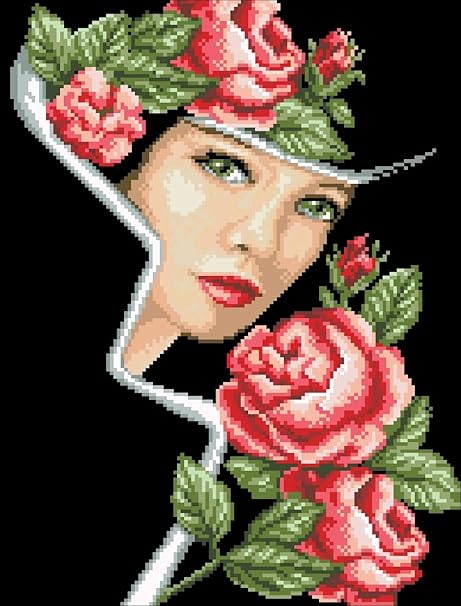 Featured image of post Flores Punto De Cruz En Tela Negra