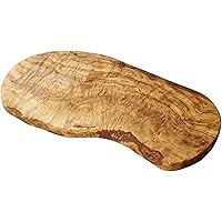 Naturally Med Olive Wood Cutting Board/Cheese Board, 14" L