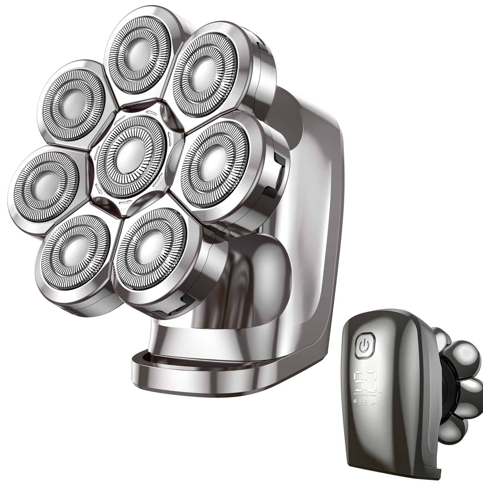 Photo 1 of Phisco 8D Electric Head Shaver for Bald Men, Upgraded Cordless Rechargeable Razor, Wet/Dry Use with LED Display