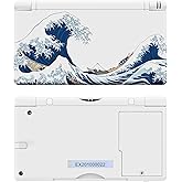 eXtremeRate The Great Wave Replacement Full Housing Shell for Nintendo DS Lite, Custom Handheld Console Case Cover with Buttons, Screen Lens for Nintendo DS Lite NDSL - Console NOT Included