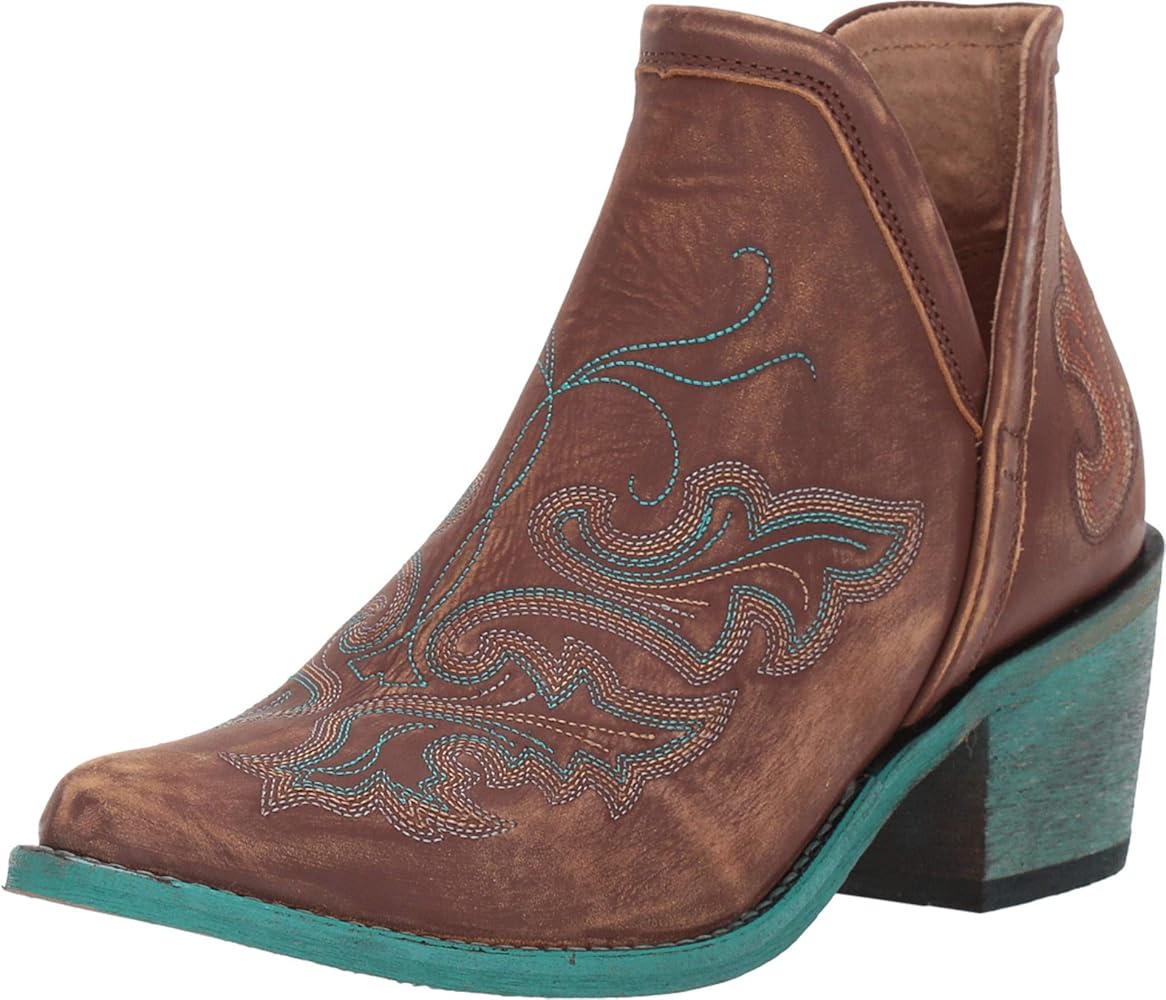 corral cognac embroidery shoe boot q0099