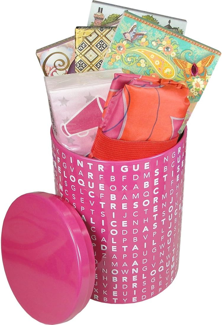 Pink Gift in a Tin - French themed Gift Basket