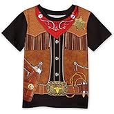 IIMMER Unisex Kids Halloween Funny Short Sleeve Tee Shirt Cute Print Top 4-14 Years