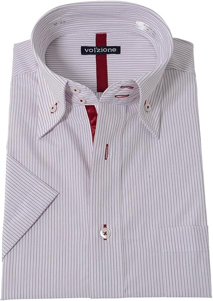Amazon ワイシャツ 半袖 半袖ワイシャツ ドレスシャツ カッターシャツ おしゃれ メンズ ドゥエボットーニ L Ll 3l シャツ 通販