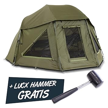 Lucx® Schirmzelt/Brolly/Shelter/Angelzelt/Karpfenzelt/Zelt/Campingzelt, 10.000mm Wassersäule