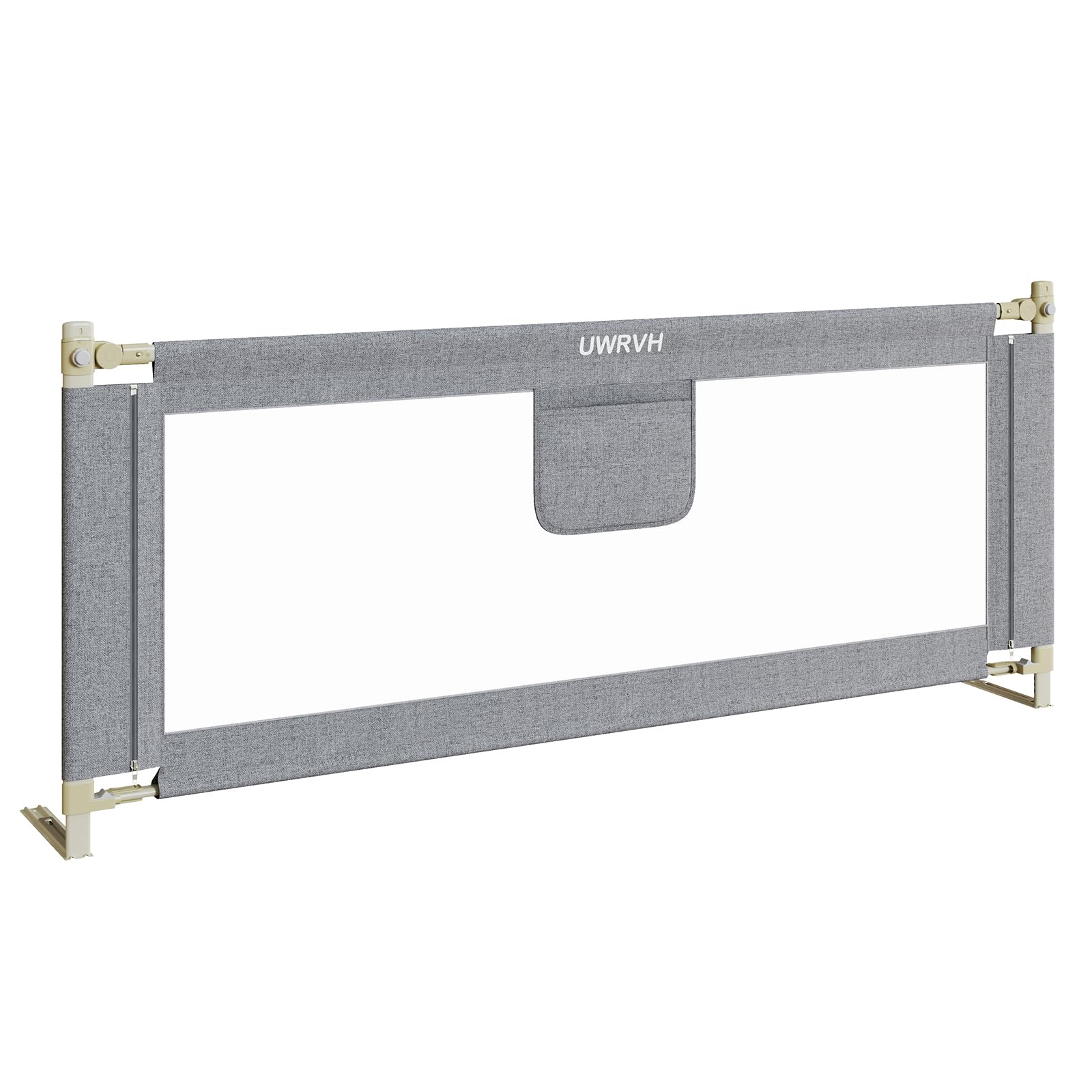 Photo 1 of ***Factory seal****

UWRVH Bed Rails for Toddlers?Toddler Bed Rails?Bed Rail for Baby - Adjustable Height Bed Guard with Child Safety Lock, Universal Fit for King/Full/Twin Beds (Grey, 1 Side 78.7Inch)